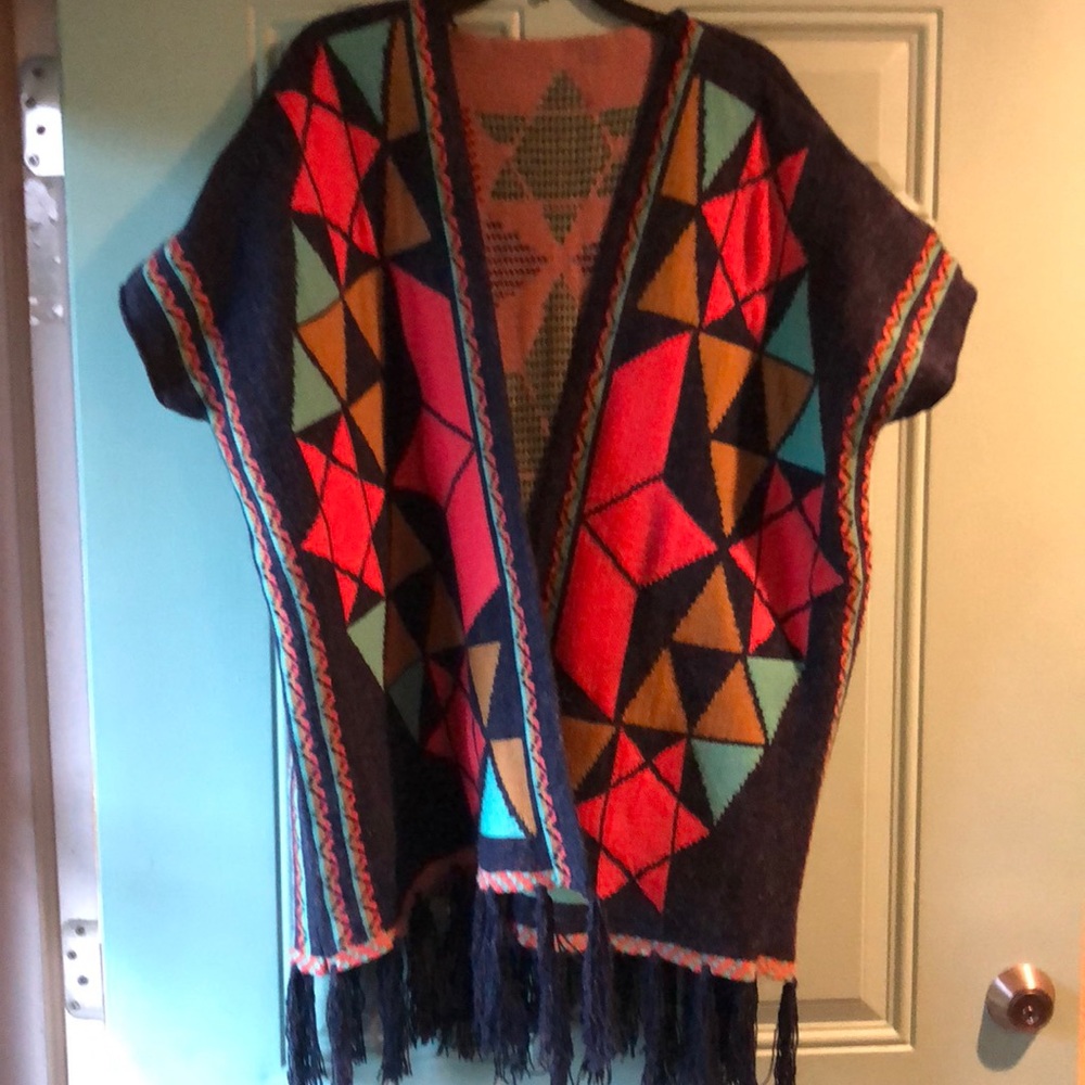 Sweater “vest” or “kimono”? One size new w/o tags